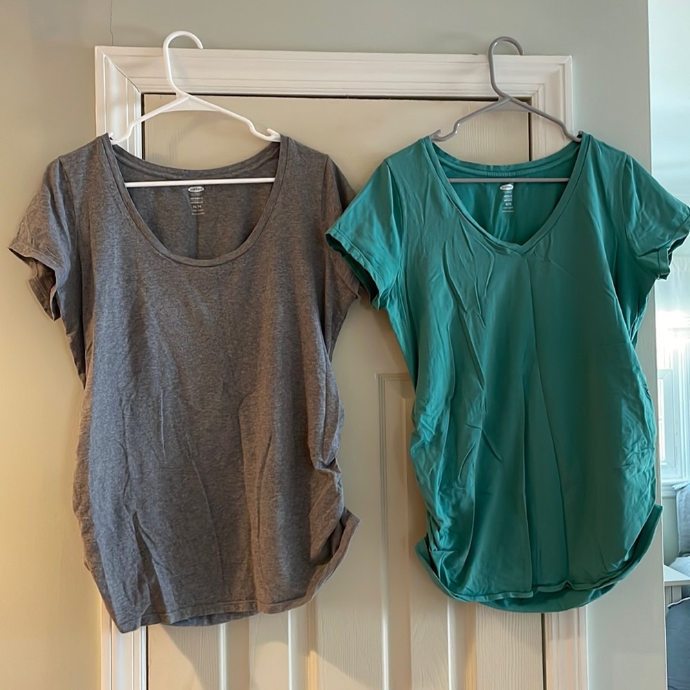 Old Navy Maternity Short Sleeve Shirts, XL